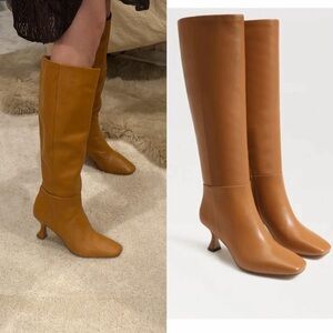 Sam Edelman Leigh Sculpted Mid-Heel Tall Dress Boots